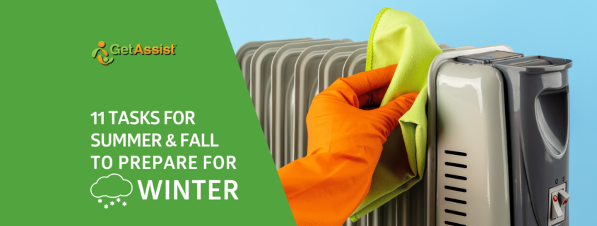 home maintenance tasks to prepare for winter in the summer and fall