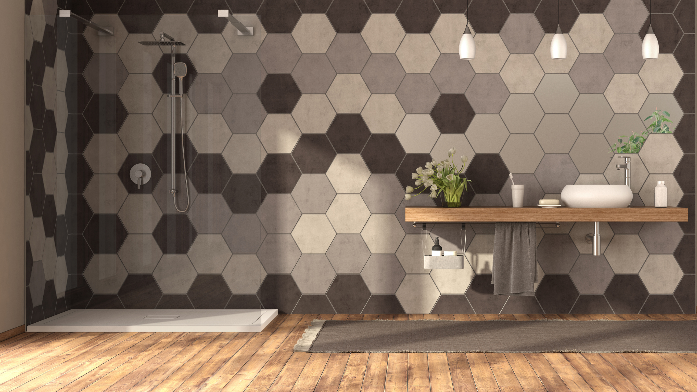 wow wall mosaic bathroom trend